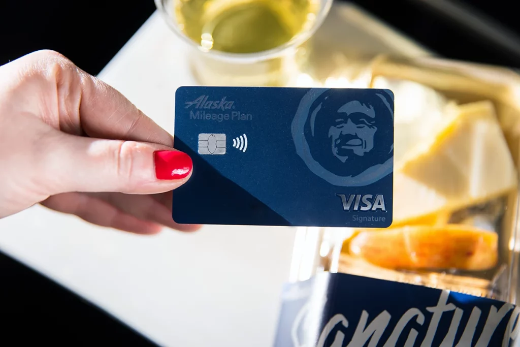 The Bank of America Alaska Airlines Visa Signature credit card.